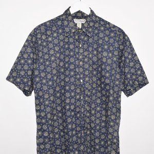 Tori Richard Cotton Lawn Design Button Up Shirt